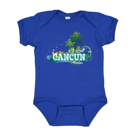 

Inktastic Cancun Mexico Tropical Vacation Beach Boys or Girls Baby Bodysuit