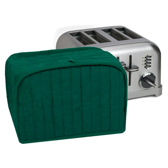 RITZ Four-Slice Toaster Kitchen Appliance Cover (APPLIANCE NOT INCLUDED), Dark Green