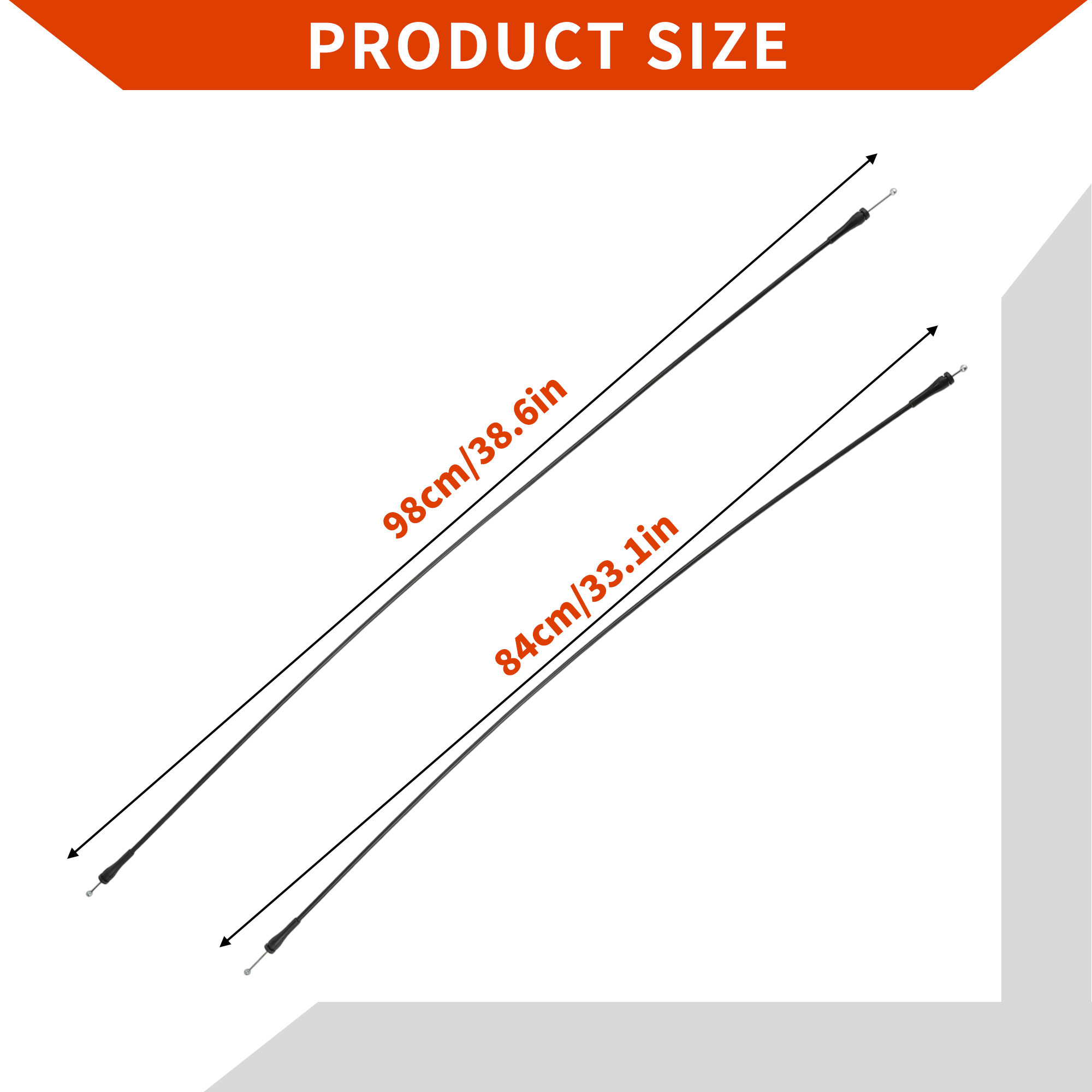 Unique Bargains Cargo Door Latch Release Cable for Ford E150 E250 E350 E450 2003-2007
