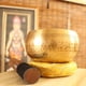 thumbnail image 2 of Cuenco tibetano meditativo del Himalaya con mazo y cojín - Sonido tibetano 20 centímetros, 2 of 7