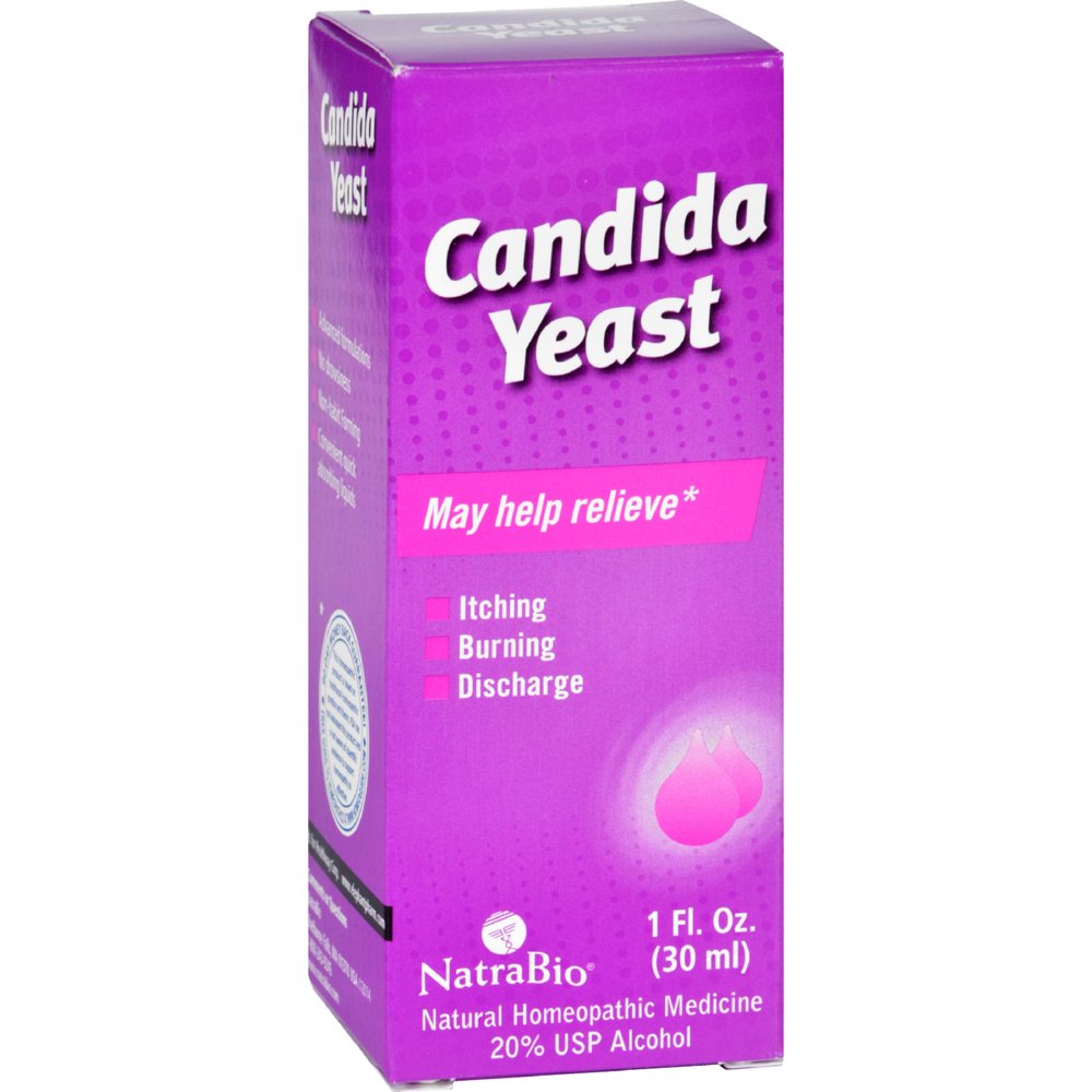 NatraBio Candida Yeast 1 fl oz