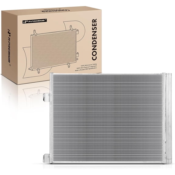 A-Premium Air Conditioning A/C Condenser Compatible with Cadillac CT6 2016-2020, 3.0L 3.6L, Replace # 23385879, 84405857