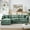 Green, variant on CARZZI LIFE Modular Sectional Sofa, 102 Inch L Shaped Couch Set with Armrests, 3-Seater Comfy Cloud Couches for Living Room Apartment, Pink