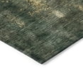thumbnail image 4 of HomeRoots 603054 5 x 8 ft. Fern Green & Gold Abstract Washable Indoor & Outdoor Rectangle Area Rug, 4 of 5