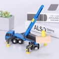 thumbnail image 4 of Adjustable Suspension Inertial Push Engineering Vehicle with Extendable Plastic Arm – Compatible with Wooden Railway Tracks, Durable Construction for 4-6 Years Old Kids, Educational Toy Enhancing, 4 of 5