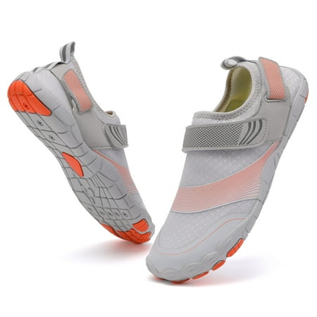 

Hicooer Coolcsea Water Shoes Men s Women s Swim Shoes Outdoor Beach Barefoot Quick-Dry Aqua Pool Socks Swimming Yoga Surfing Exercise Gray