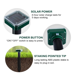 thumbnail image 4 of Repelente de plagas sónico con energía solar para topos y roedores, paquete de 4, repelente seguro para animales, impermeable y resistente a la intemperie, gran cobertura para exteriores XianweiShao 9024715983251, 4 of 5