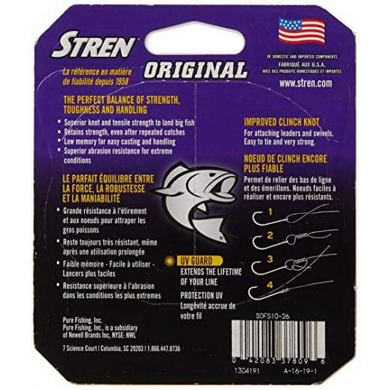 Stren 50 Test Fishing Line 2 Yds Enough for 12 White Lilac or 6 Rose Hips  Necklaces. 