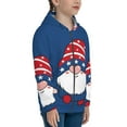 thumbnail image 5 of Rocae Three Gnome Independence Day for Zip Up Hoodies for Teen Sweatshirt with Hood-Medium, 5 of 6