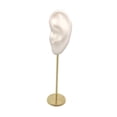 thumbnail image 2 of STARTIST Durable Earring Display Holder Human Ear Model Stud Holder Soft Silicone Wedding Left Ear White, 2 of 9