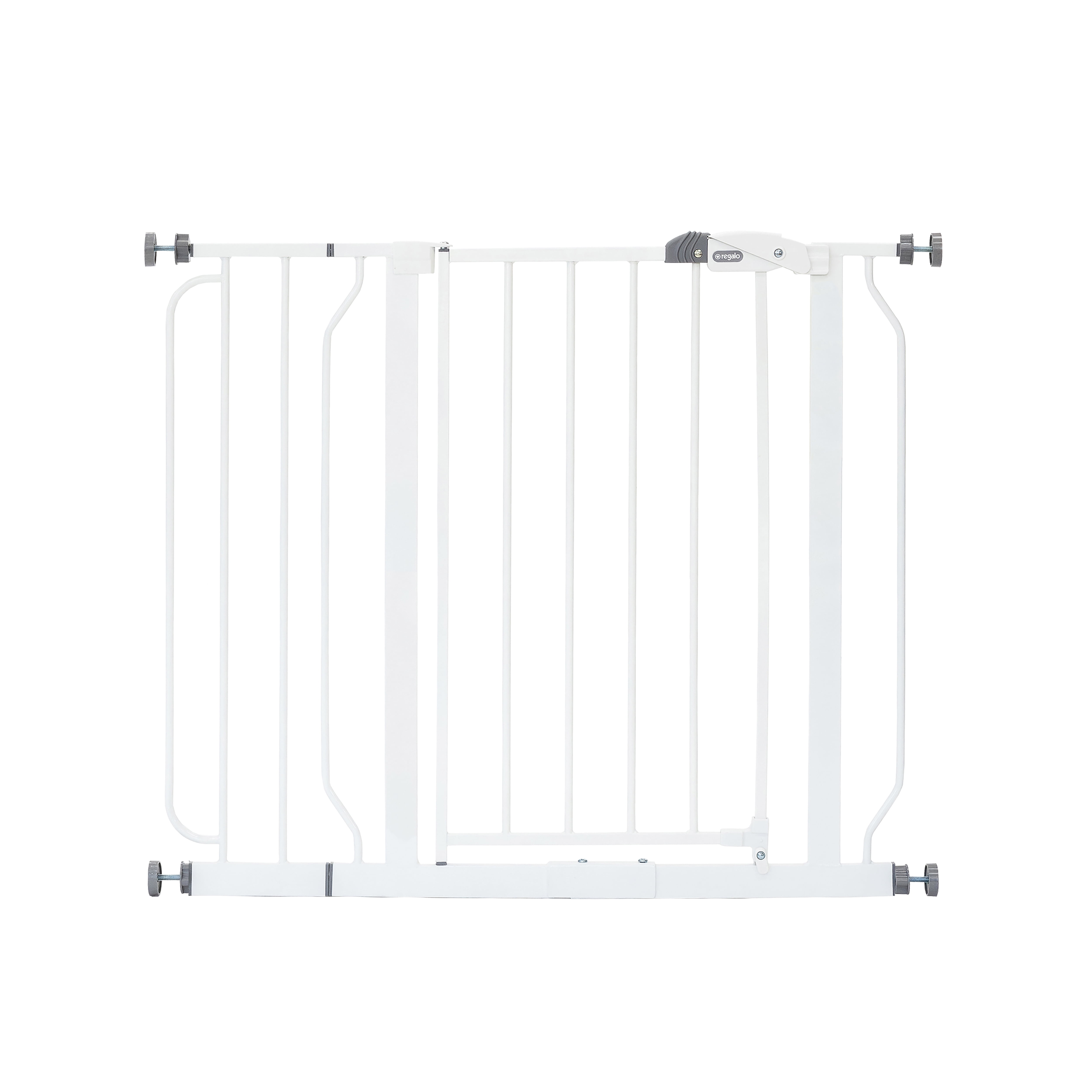 Regalo Easy Step 38.5-Inch Extra Wide Baby Gate, Includes 6-Inch Extension Kit, 4 Pack Pressure Mount Kit and 4 Pack Wall Mount Kit