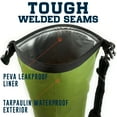 thumbnail image 4 of Enthusiast Gear Dry Bag Cooler - Roll Top, Insulated, Leak Proof, Collapsible, Waterproof - 15L, 4 of 8