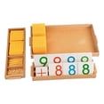 thumbnail image 4 of Juguete De Cuentas De Matemáticas Montessori, Material Didáctico, Juego De Banco Decimal Para Niños En Edad Preescolar, 4 of 9