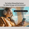 thumbnail image 4 of PioData iXflash 128GB Lightning & USB-C Flash Drive, Black, Apple MFi Certified with iPhone, iPad & Computer Storage, 4 of 14