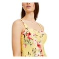 thumbnail image 3 of BCX Robe d'Été à Illets à Imprimé Floral pour Femmes, Jaune, Juniors, TTP, 3 of 4