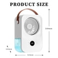 thumbnail image 3 of Ventilador de nebulización de escritorio 2000mAh Ventilador humidificador portátil de 4 velocidades para acampar al aire libre Likrtyny Libre de BPA, 3 of 9