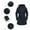 Dark Blue, variant on TIMIFIS Lightweight Rain Jacket Women Waterproof Raincoat for Women Zip Up Packable Rain Coat Hooded Windbreaker for Hiking Cycling Running