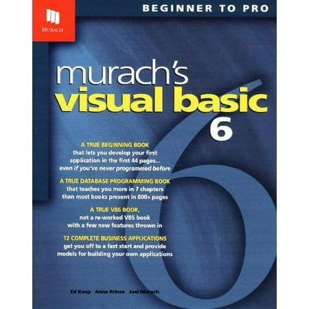 Murach's Visual Basic 6 [Paperback - Used]