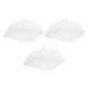thumbnail image 1 of 3 Pcs Grandes y Altas Cubiertas para Alimentos de Malla de 13" para Exteriores, Cubiertas Protectoras Colapsables para Alimentos, Blancas, 1 of 6