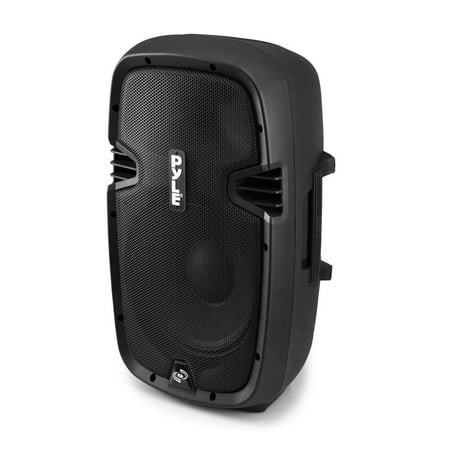 Pyle PPHP803MU - Loudspeaker PA Cabinet Speaker System, Powered 2-Way Full Range Sound, USB Reader, Aux Input, 8-Inch, 600