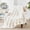 Beige, variant on Faux Rabbit Fur Fleece Throw Blanket for Couch, Soft Plush Fuzzy Double-Sided Bubble Fluffy Blanket, 50" x 60", Beige