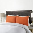 thumbnail image 2 of Porch & Den  Manor Embroidered Pillow Sham (Set of 2) Dusty Orange 20 x 26 +2, 2 of 5