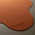 thumbnail image 2 of Solid Irregular Shape Rug – Hand Tufted Plain Carpet for Modern Bedroom Decor, 2 of 5