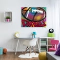thumbnail image 3 of Stupell Industries Urban Sports Football Abstract Painting Gallery Wrapped Canvas Art Print Wall Art, 48 x 36, 3 of 8