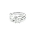thumbnail image 4 of Yonte Wedding Ring Set for Women Sterling Silver Engagement Ring 6mm Cz Band Ginger Lyne Collection, 4 of 6