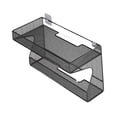 thumbnail image 2 of Lipstore Wall Hanging Router Shelf Holder Router Rack for Media Boxes Remote Controls 30cmx10cmx20cm, 2 of 7
