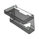 thumbnail image 2 of Cesta de pared para enrutador, soporte de instalación sin taladro, 2 capas, enchufe de administración 30CMX10CMX20CM, 2 of 7