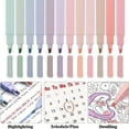 thumbnail image 3 of 34PCS Aesthetic Pencil Case Supplies Cute Pencil Case Supplies with 6 Pastel Highlighters 6 Black Gel Pens 6 Mechanical Pencils College Essentials Bible Study Journaling Kit Birthday Gifts, 3 of 6