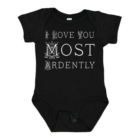 

Inktastic I Love You Most Ardently Austen Gift Baby Girl Bodysuit