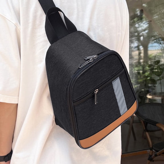 Ywbawe Insulated Lunch Bag with Shoulder Strap for Work Picnic Camping Lunchbox Cooler Tote 1 Count