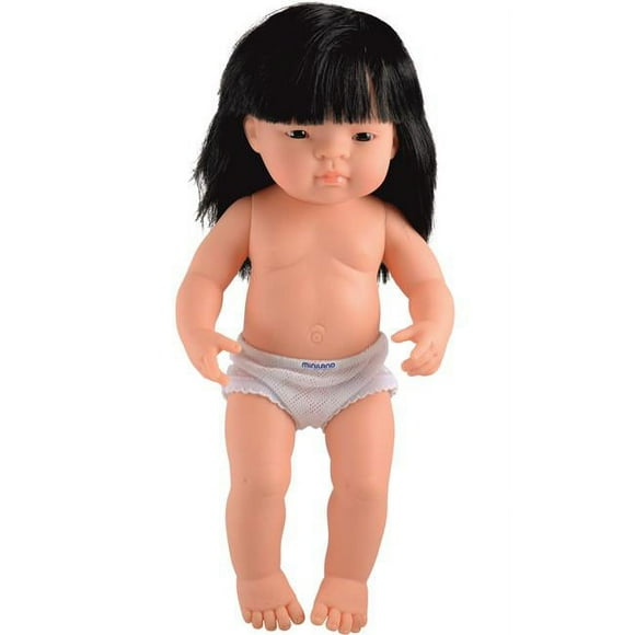 Miniland 31056 Baby Doll Asian Girl 15"