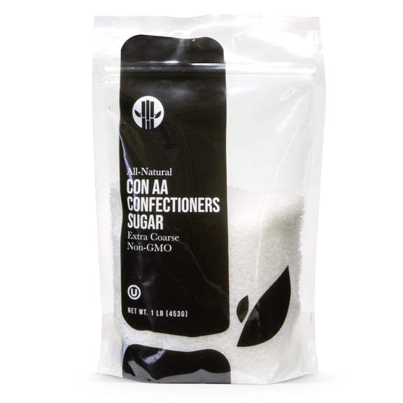 The Sugar Lab Confectioners Sugar AA - Extra Coarse Baking Sugar Con AA - Sugar Crystals for Baking and Cupcake & Candy Decorations - Bakes up Clear