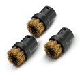 thumbnail image 1 of Karcher SC Steam Cleaner Round Brass Brush Set – 3-Pack, 1 of 4