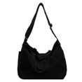thumbnail image 1 of Bolso Cruzado Femenino Bolsos Un Hombro Sólidos Acolchados Ocasionales (negro), 1 of 9