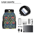 thumbnail image 6 of ZNDUO Travel Backpack, Retro Ethnic Pattern Backpack for School, 16 inch Lightweight Bookbag, 6 of 8