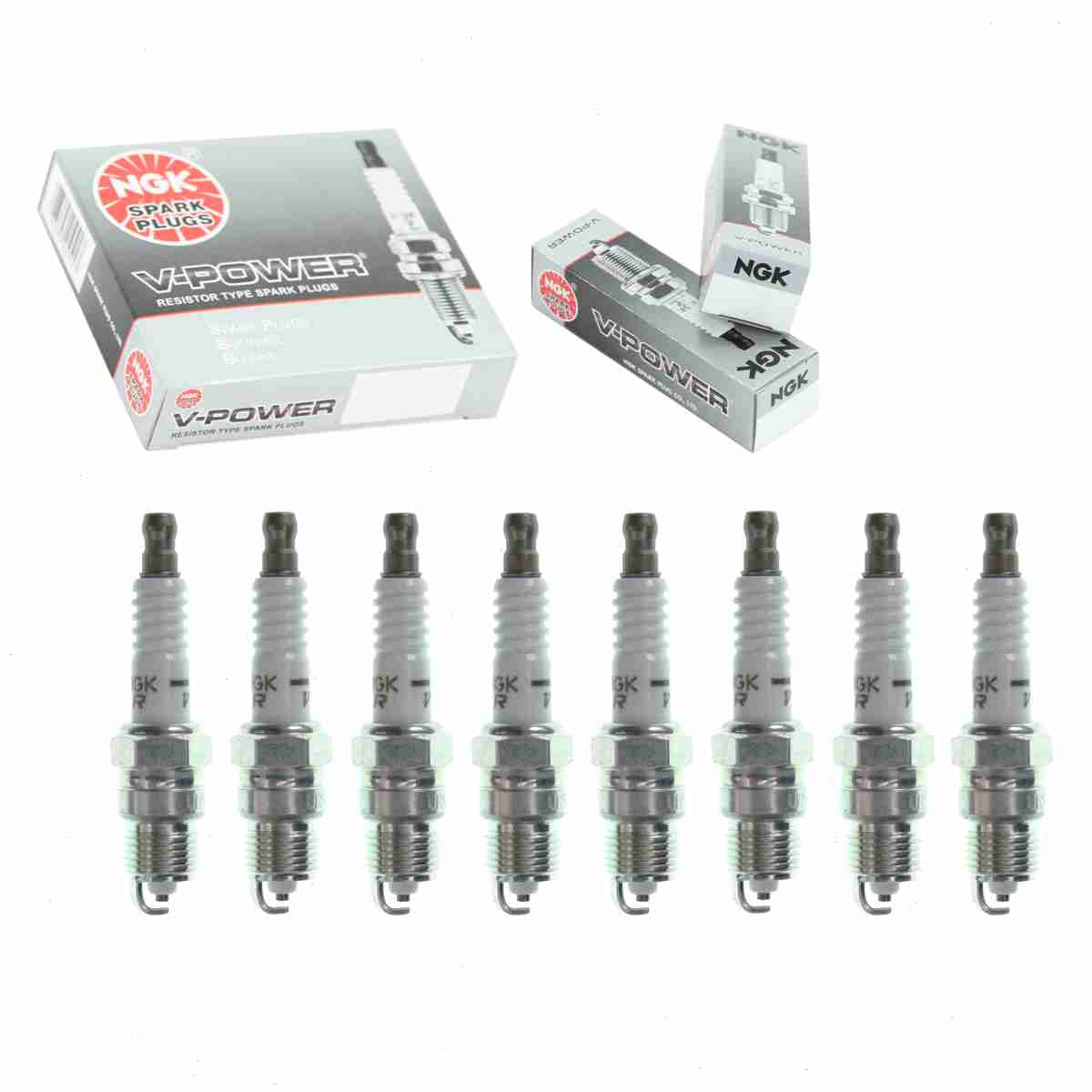 NGK G-Power Platinum Spark Plug ZFR6FGP (8 Pack) Compatible With DODGE