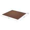 thumbnail image 2 of Homlando WOODEN-OVERLAY-44-CM-NUT 17.32 x 15.75 in. Wooden Overlay for Furniture, Walnut, 2 of 5