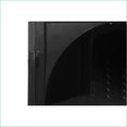 thumbnail image 5 of Sideboards Modern Black Iron + Tempered Glass Wall-Mount/Floor Cabinet with Three-Tier Storage & Woven Pattern | Entryway Living Room | Metal | Tempered Glass, 5 of 12