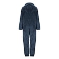 thumbnail image 7 of XuJwPNcy Pajamas for Women Fleece Onesies Warm Sherpa Lined Romper Sleepwear Hooded Loungewear Pjs Jumpsuit, 7 of 7