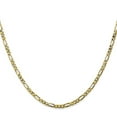 thumbnail image 2 of 10K Yellow Gold Figaro Chain Styles Necklace 2.75 mm Flat 22 inch, 2 of 4