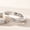 Gypsophila ring female, variant on 925 Sterling Silver Couple Ring Korean Version