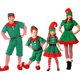 thumbnail image 5 of Disfraz de Papá Noel para Navidad, elfo verde, cosplay, fiesta de carnaval familiar, conjunto de ropa elegante de Año Nuevo para hombres, mujeres, niñas y niños, 5 of 5