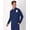Athletic Navy, variant on Comfort Fit Scrubs Men's Full-Zip Scrub Jacket New Ebony 2X