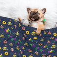 thumbnail image 3 of Naloa Mardi Gras Carnival Dog Blanket, 3 Sizes Cat Blanket for Indoor Cats Large Medium Small Dog Gifts-Medium, 3 of 8