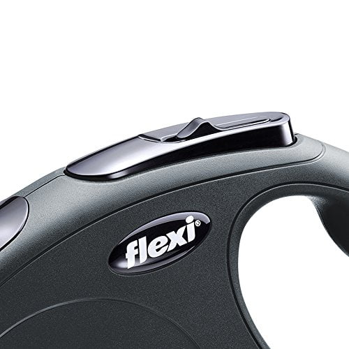 Flexi New Classic Retractable Cord Leash - Black