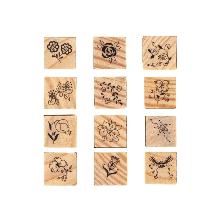 HOWAF 16Pcs Wooden Stamps for Kids Girls Craft with Ink Pad 4pcs Unicorn  Mermaid Princess Heart Rainbow Butterfly Stamps for Girls DIY Scrapbook  Card Making, : : Toys